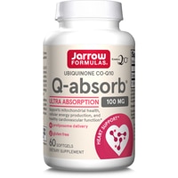 Heart Health Q-absorb Co-Q10 -- 100 mg - 60 Softgels (Мягкие капсулы) Jarrow Formulas