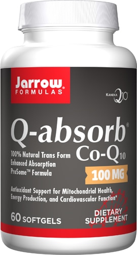 Heart Health Q-absorb Co-Q10 — 100 мг — 60 мягких капсул Jarrow Formulas