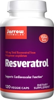 Ресвератрол для здоровья сердца — 100 мг — 120 вегетарианских капсул Jarrow Formulas