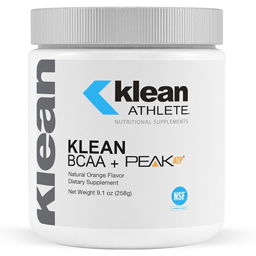 BCAA + Peak ATP 400 мг - веганские аминокислоты с разветвленной цепью, без глютена Klean Athlete