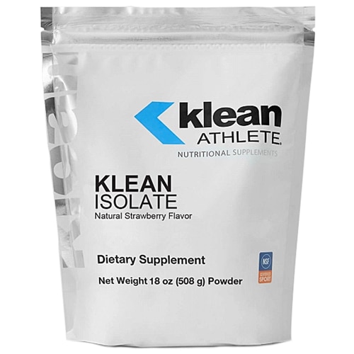 Klean Isolate — Сертифицированная NSF для спорта натуральная клубника — 20 порций Klean Athlete