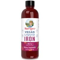 Vegan Liquid Iron Berry — 15,22 жидких унций MaryRuth's Organics