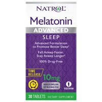 Мелатонин Advanced Sleep — 10 мг — 30 таблеток Natrol