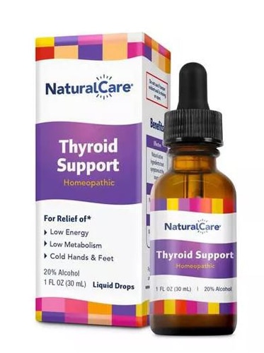 Гомеопатические капли для поддержки щитовидной железы — 1 жидкая унция Natural Care