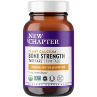 Bone Strength Take Care Tiny Tabs - Organic Plant Calcium Supplement -- 120 Vegetarian Tiny Tablets (Таблетки) New Chapter