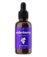 Organic Elderberry Liquid Drops (Жидкие капли) Sambucus Immune Support -- 2 fl oz (Жидкие унции) NutraChamps