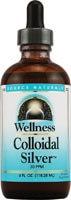 Коллоидное серебро Wellness — 30 частей на миллион — 4 жидких унции Source Naturals