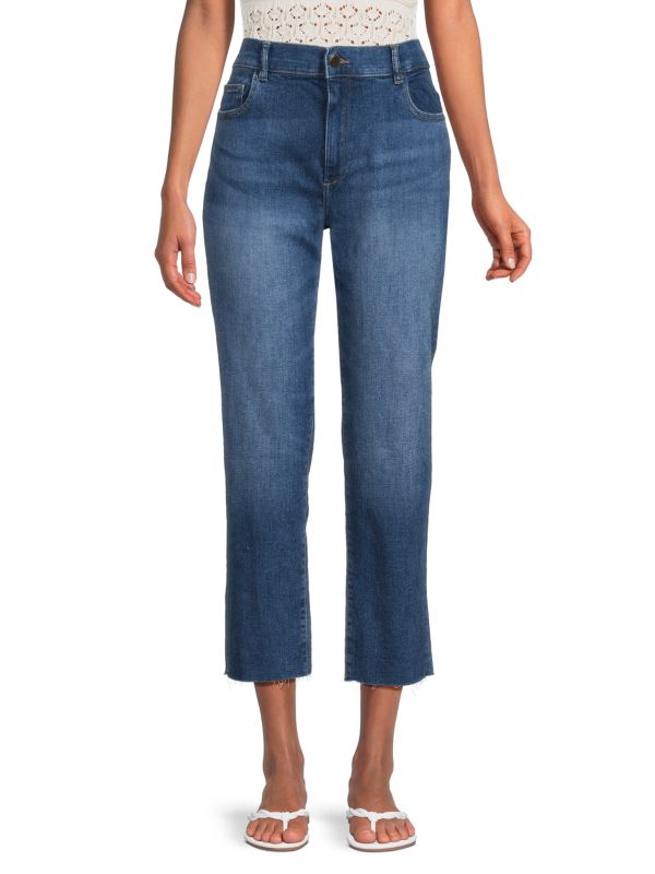 Укороченные джинсы прямого кроя Mara DL1961