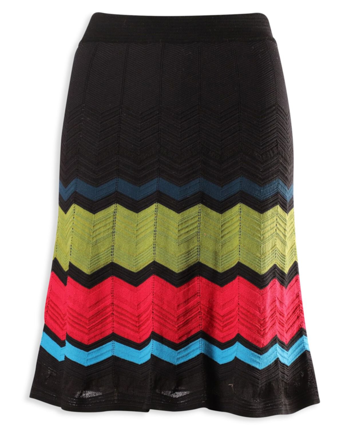 Полосатая юбка-миди Missoni из разноцветного хлопка Missoni
