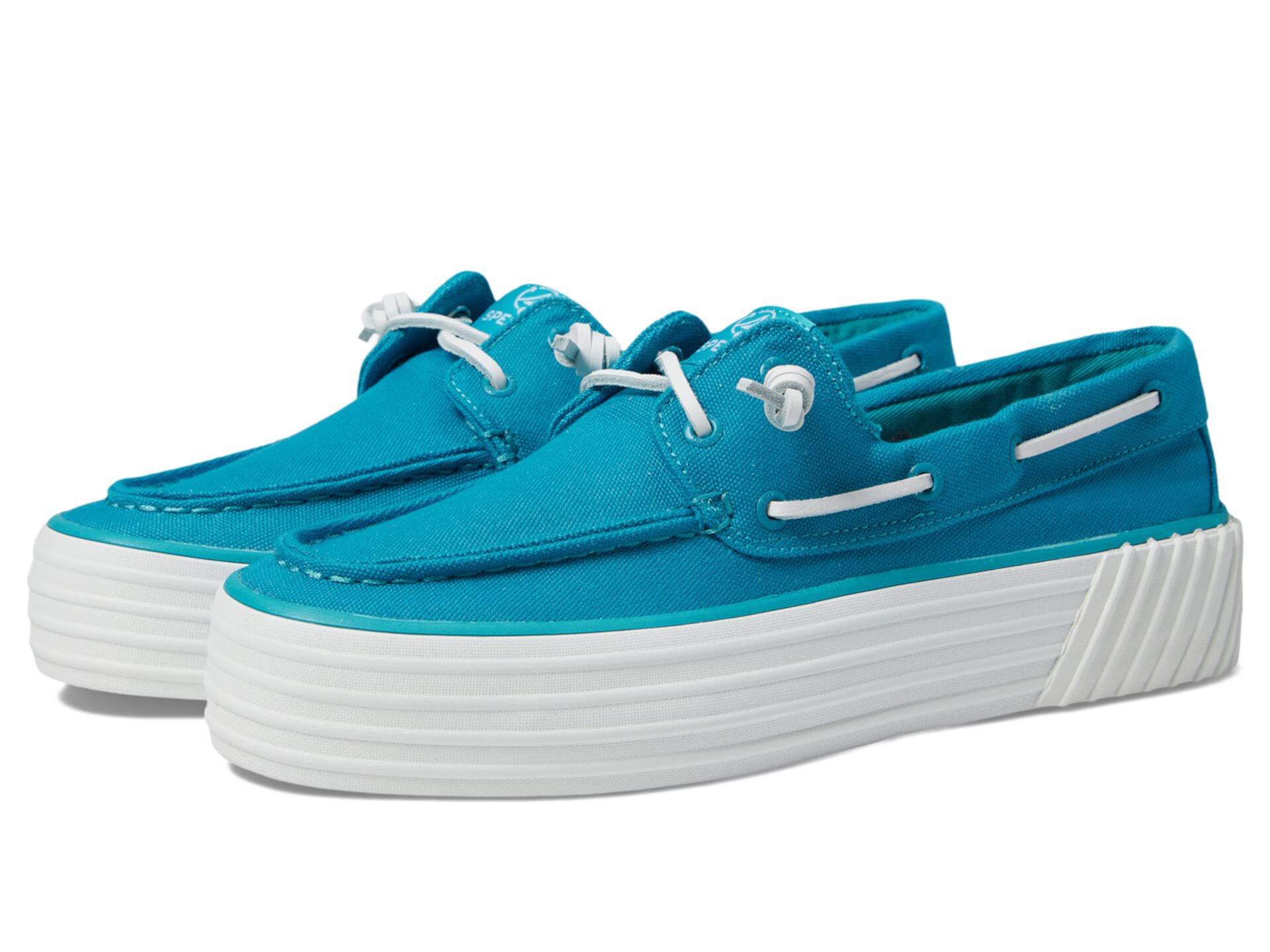 Кроссовки Sperry Bahama 2.0 Platform: стиль и комфорт с дышащей текстильной подкладкой Sperry