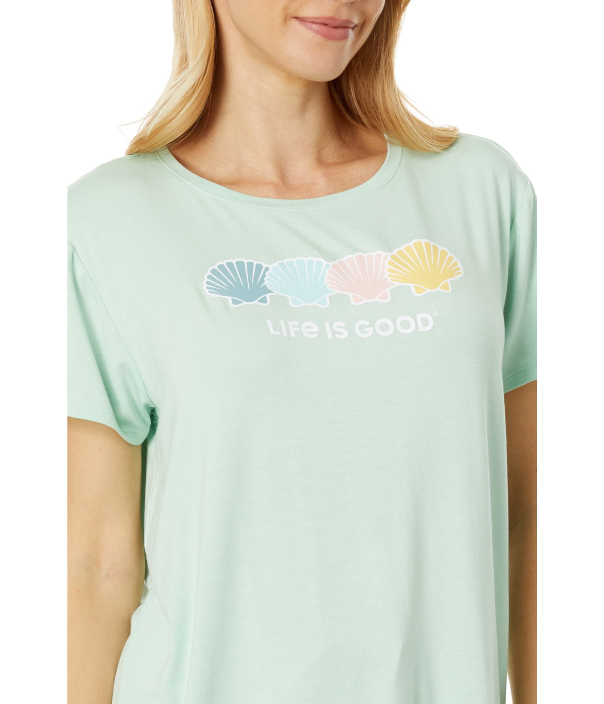 Seashell Spectrum Lightweight Sleep Tee Life is Good