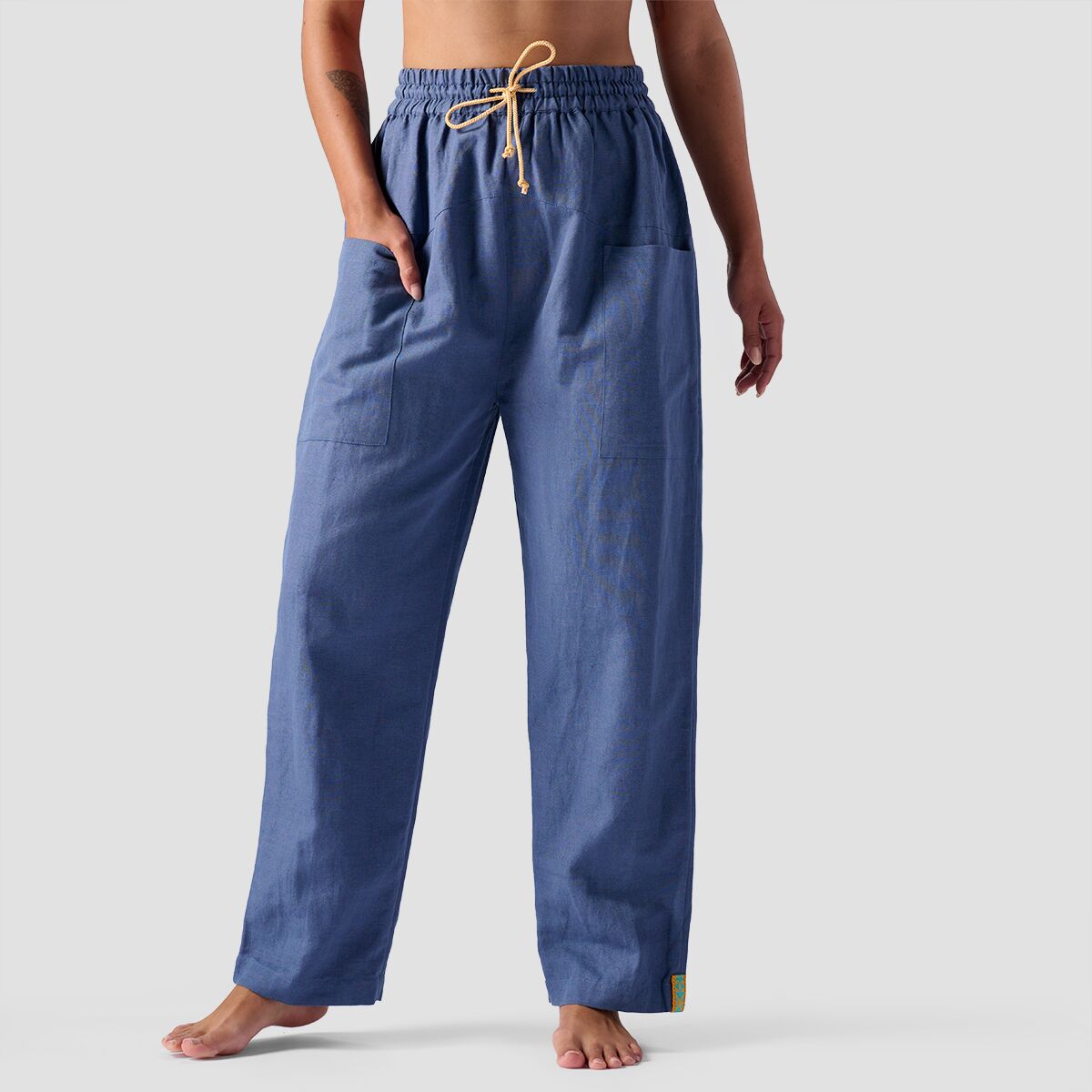Текстурированные хлопковые брюки без застежек Backcountry