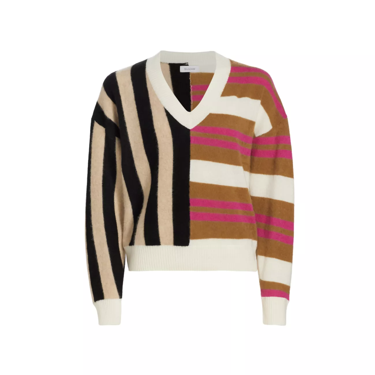 Кашемировый свитер с цветными блоками NAADAM
