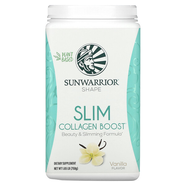 Shape, Slim Collagen Boost, ваниль, 750 г (1,65 фунта) Sunwarrior