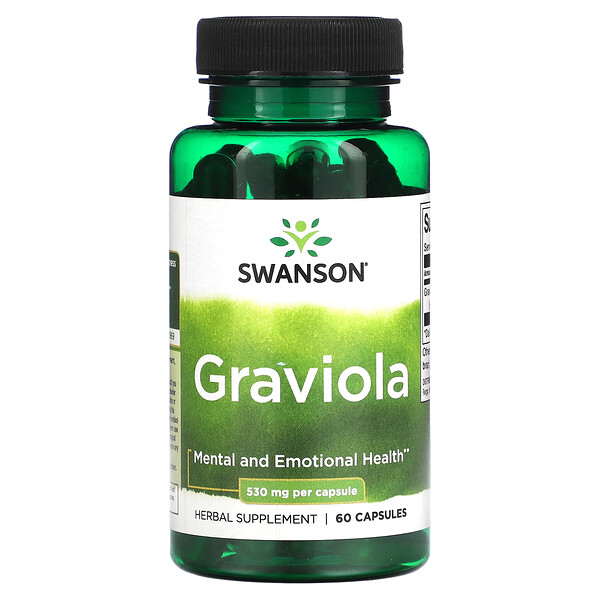 Гравиола, 530 мг, 60 капсул Swanson