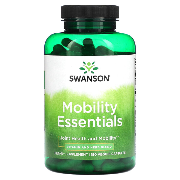 Mobility Essentials, 180 Veggie Capsules (Капсулы на растительной основе) Swanson