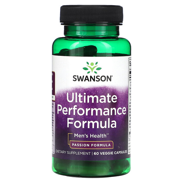 Ultimate Performance Formula, мужское здоровье, 60 растительных капсул Swanson