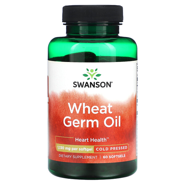 Wheat Germ Oil, 1,130 mg, 60 Softgels Swanson