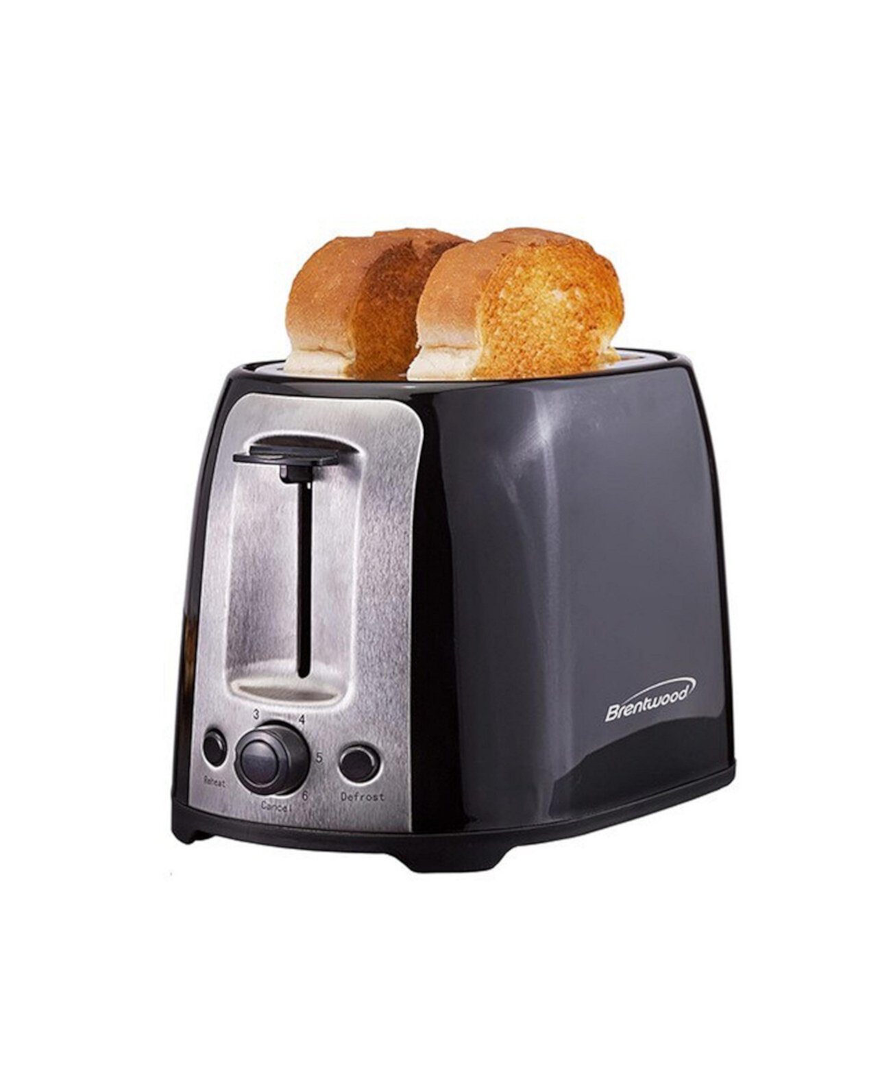 Brentwood  2 Slice Cool Touch Toaster  Black and Stainless Steel Brentwood