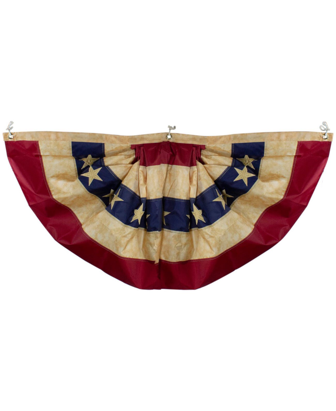 Плиссированный флаг с изображением овсянки Patriotic Americana, окрашенный чаем, 24 x 48 дюймов Northlight