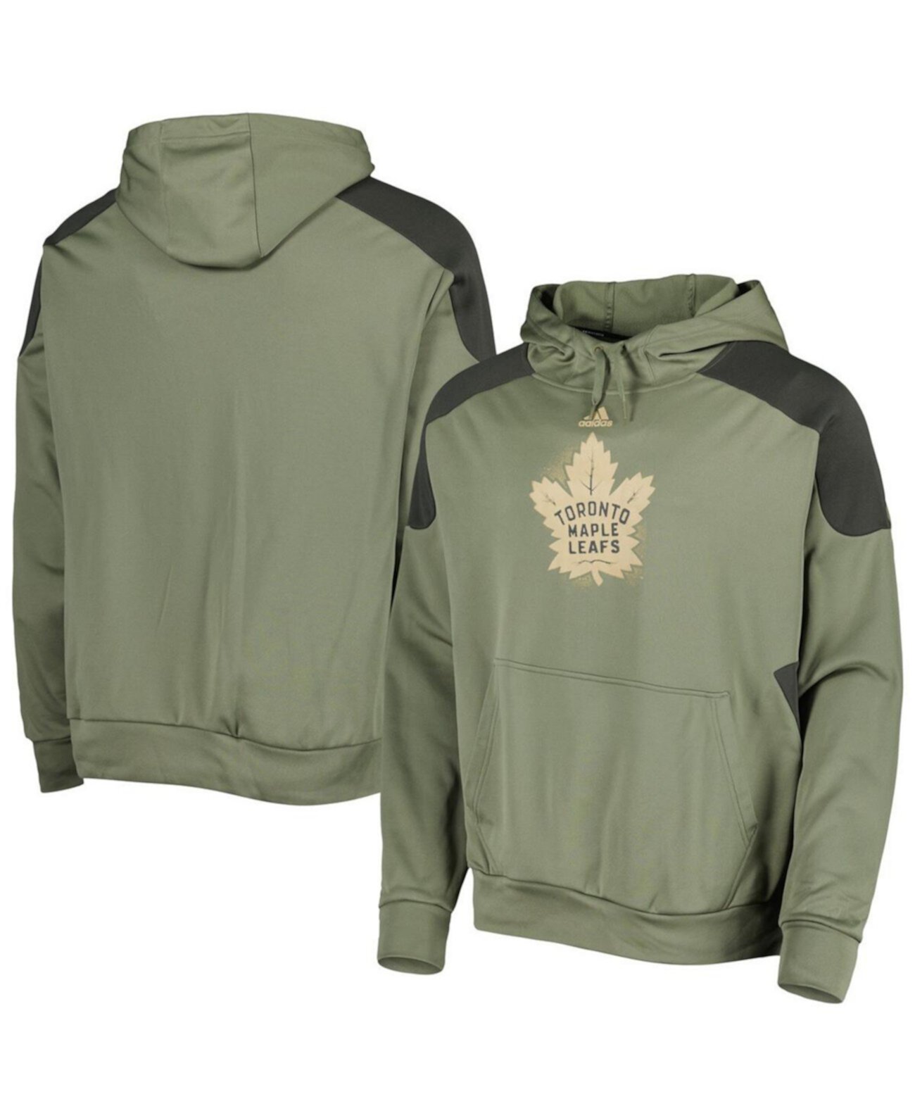 Мужской худи Adidas в стиле военной формы Toronto Maple Leafs Adidas