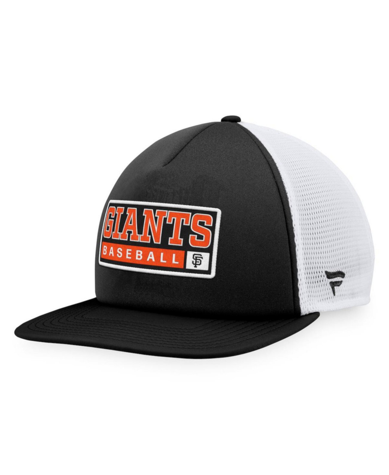 Черная и белая пенная бейсболка San Francisco Giants, регулируемая кепка Snapback Majestic