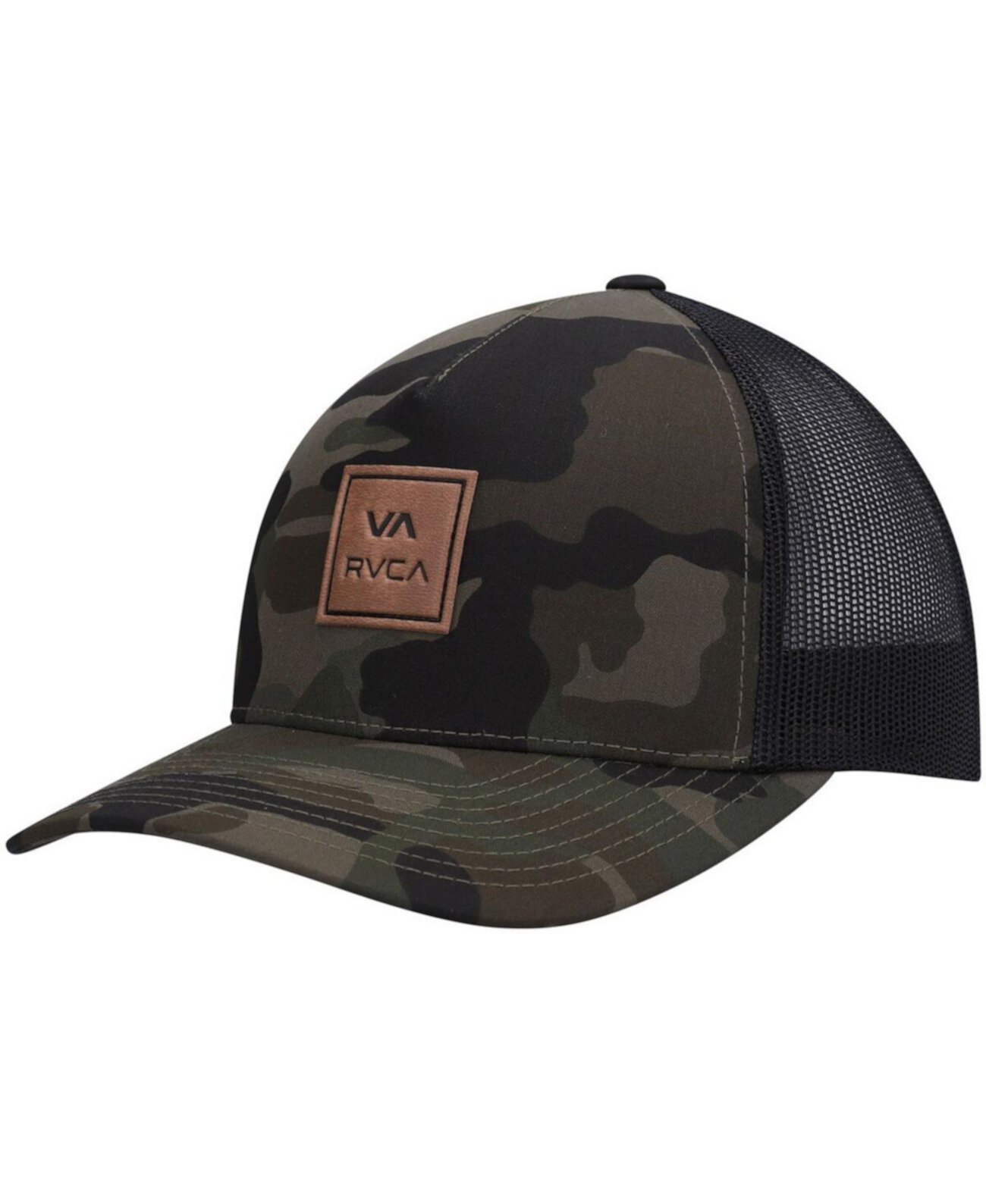 Бейсболка RVCA Men's Camo VA All The Way Trucker Snapback RVCA