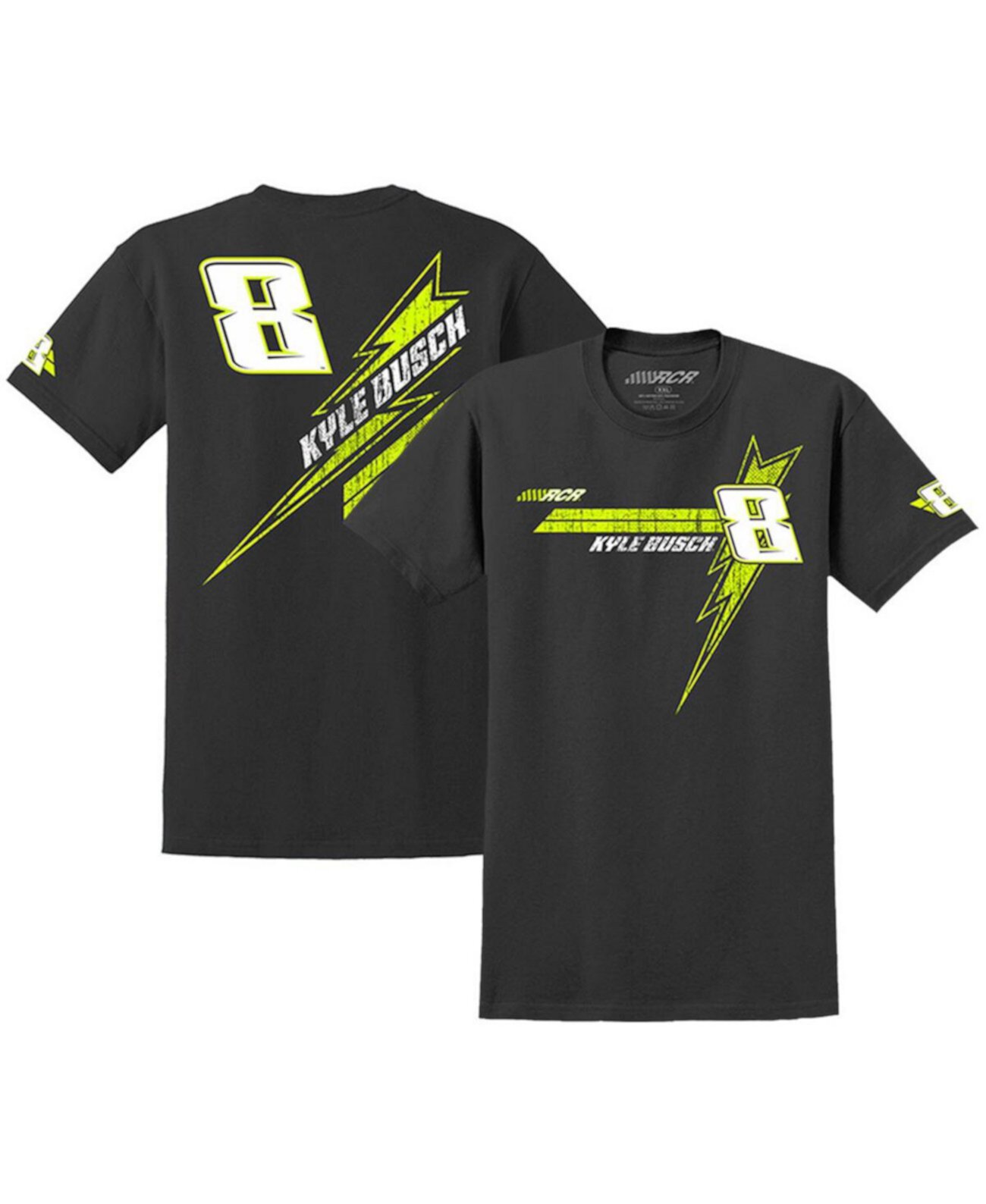 Мужская черная футболка Kyle Busch Lifestyle Richard Childress Racing Team Collection