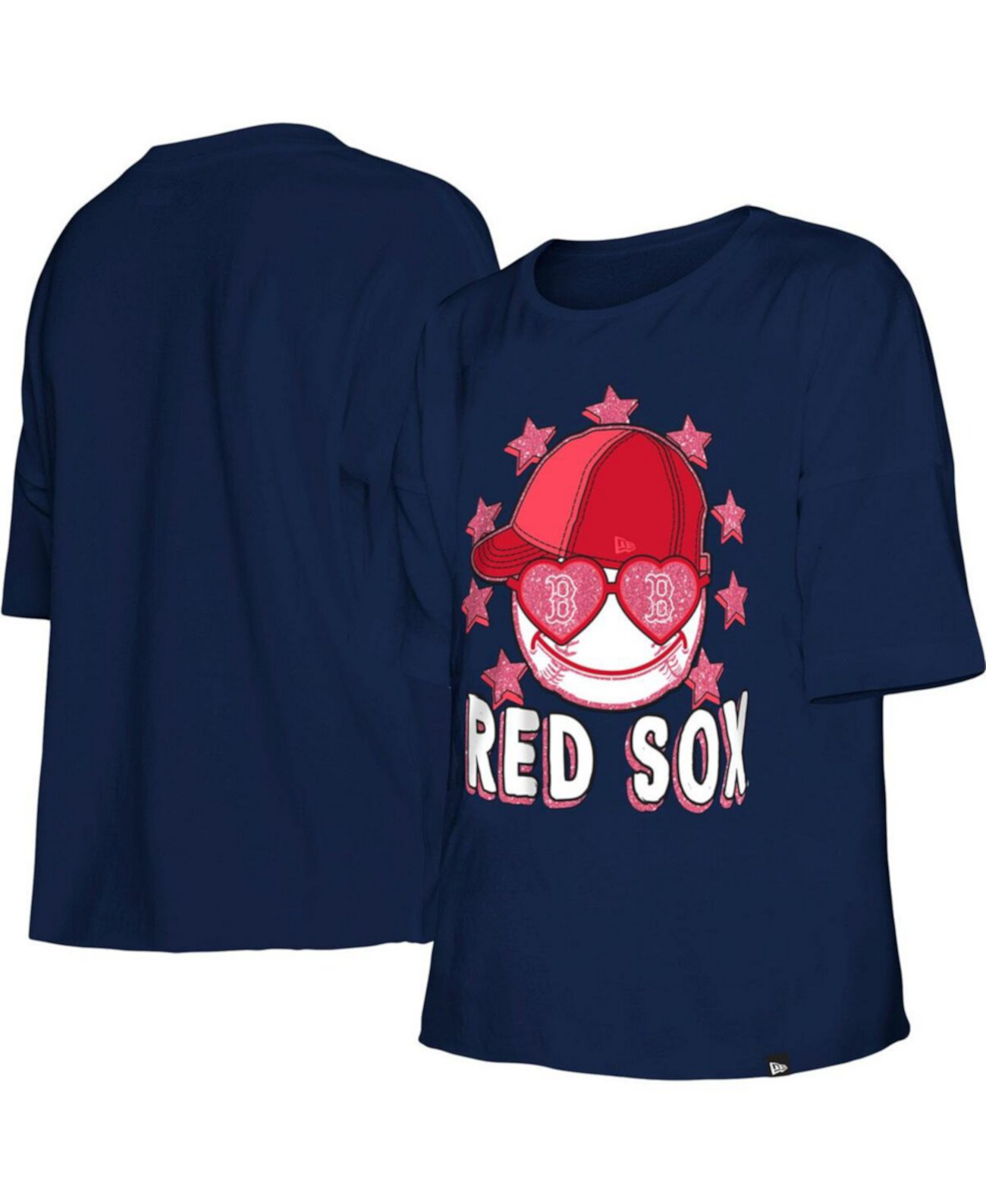 Футболка New Era Для девочек Half Sleeve Boston Red Sox New Era