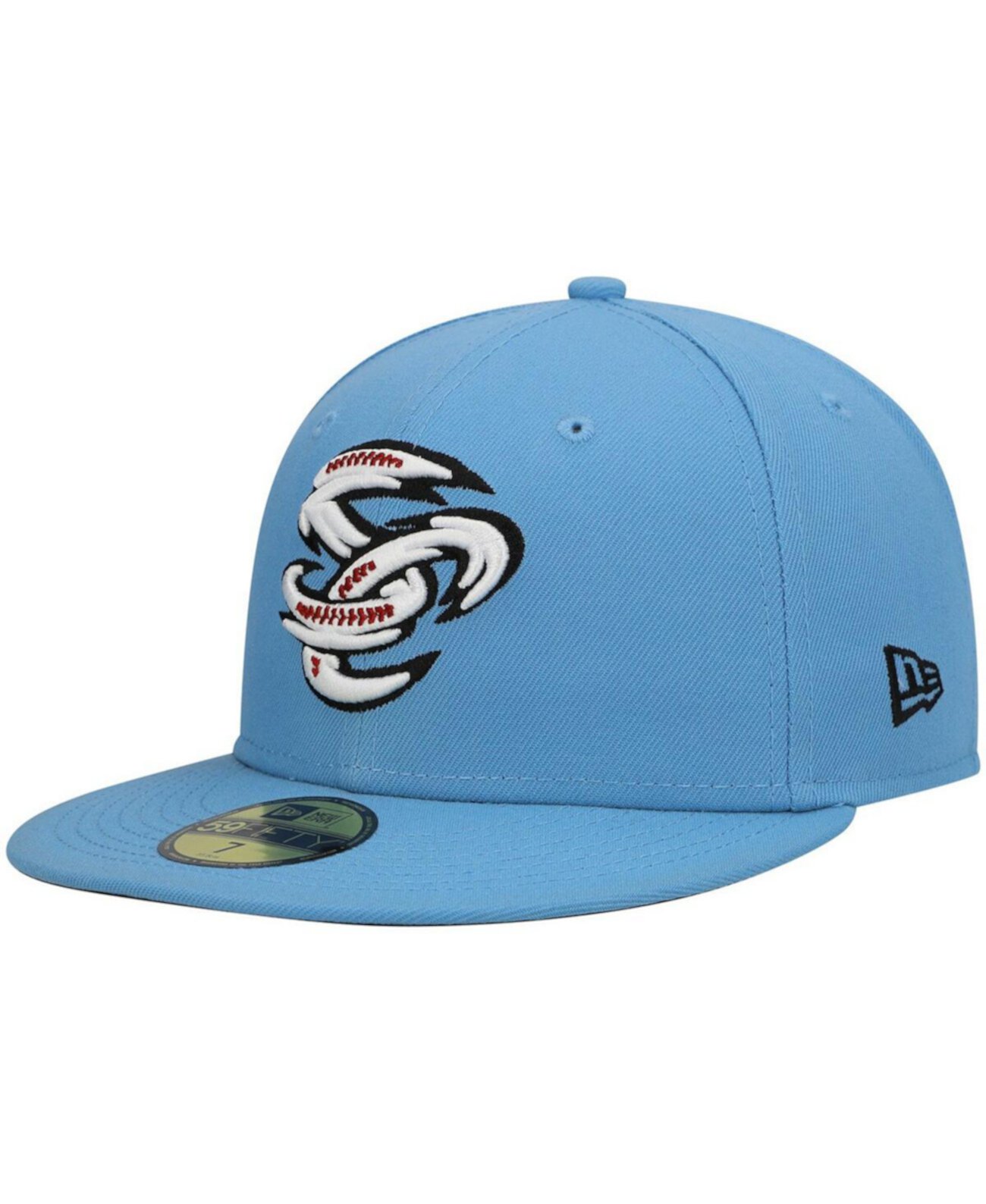 Men's Light Blue Omaha Storm Chasers Authentic Collection Team Alternate 59FIFTY Fitted Hat New Era