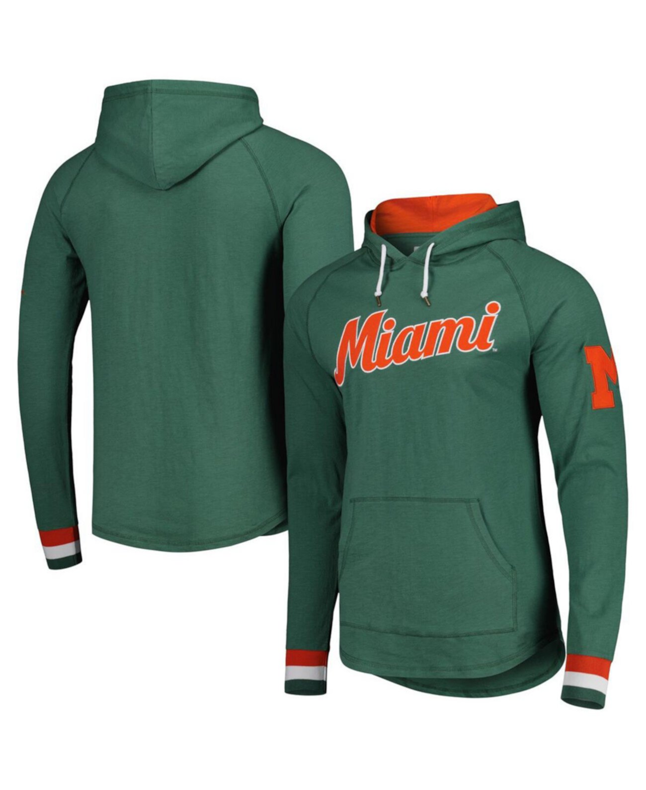 Мужской Пуловер Mitchell & Ness Miami Hurricanes Legendary Raglan Mitchell & Ness