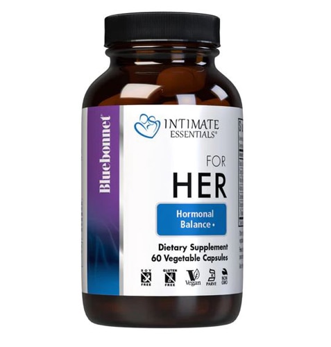 Intimate Essentials For Her Hormonal Balance -- 60 Vegetable Capsules (Растительные капсулы) Bluebonnet Nutrition