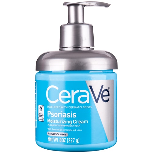 Увлажняющий крем от псориаза с салициловой кислотой -- 8 унций CeraVe