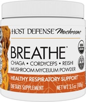 Mushrooms Breathe — Органический порошок для поддержки дыхания, 3,5 унции Host Defense