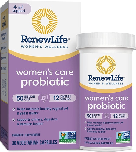 Women's Care Probiotic -- 50 billion CFU - 30 Vegetarian Capsules (Вегетарианские капсулы) Renew Life