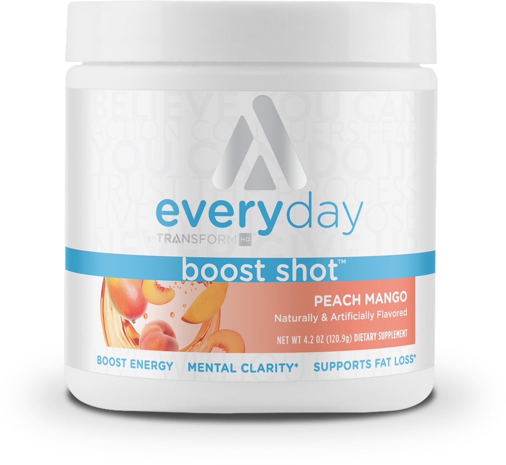 Boost Shot Energy Drink Mix - 28 Servings (Порции) Peach Mango -- 4.2 oz (Унции) TransformHQ