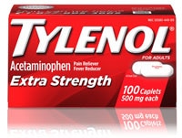 Extra Strength для взрослых — 500 мг — 100 капсул Tylenol