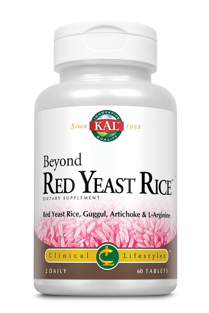 Kal Beyond Red Yeast Rice -- 60 Tablets (Таблетки) KAL