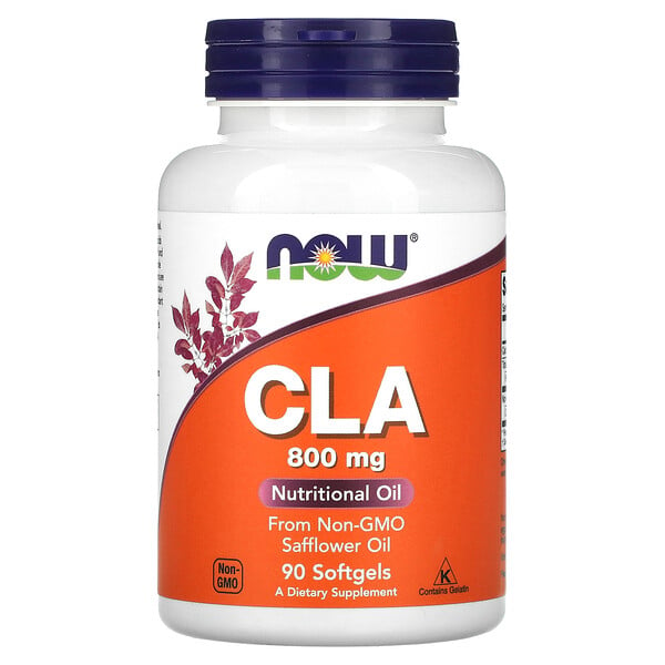 CLA, 800 mg, 90 Softgels (Мягкие капсулы) NOW Foods