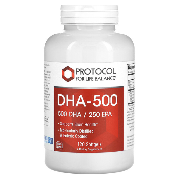 ДГК-500, 120 мягких таблеток Protocol for Life Balance