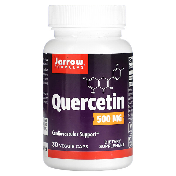 Quercetin, 500 mg, 30 Veggie Caps Jarrow Formulas