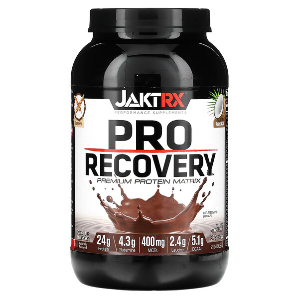 Pro Recovery, Protein Matrix премиум-класса, шоколадный молочный коктейль, 2 фунта (908 г) JAKTRX