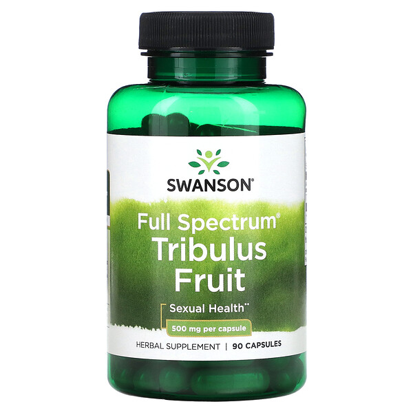 Трибулус Плоды - 500 мг - 90 капсул - Swanson Swanson