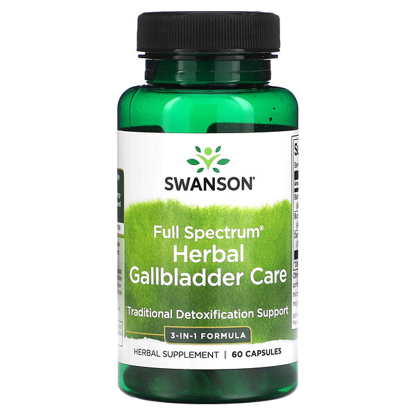 Full Spectrum Herbal Gallbladder Care, 60 Capsules (Капсулы) Swanson