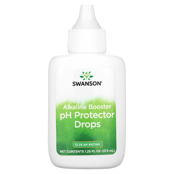 Alkaline Booster, капли для защиты pH, 1,25 жидк. унции (37,5 мл) Swanson