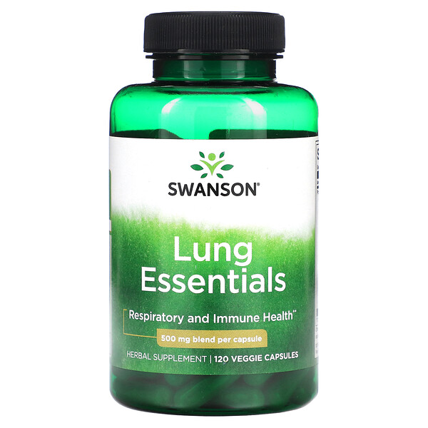 Lung Essentials, 500 мг, 120 растительных капсул Swanson
