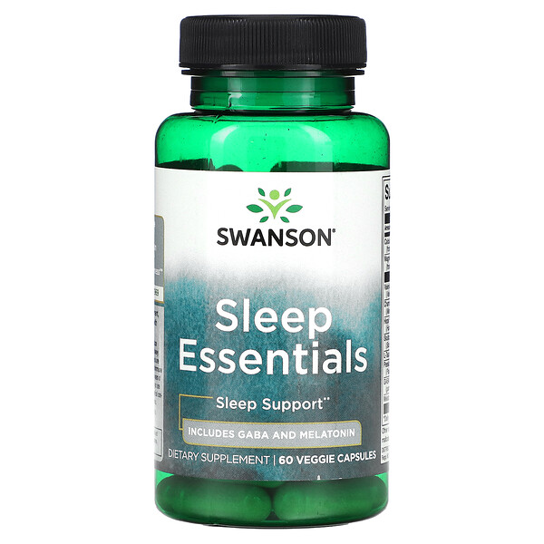 Сон Эссенциалс - 60 растительных капсул - Swanson Swanson