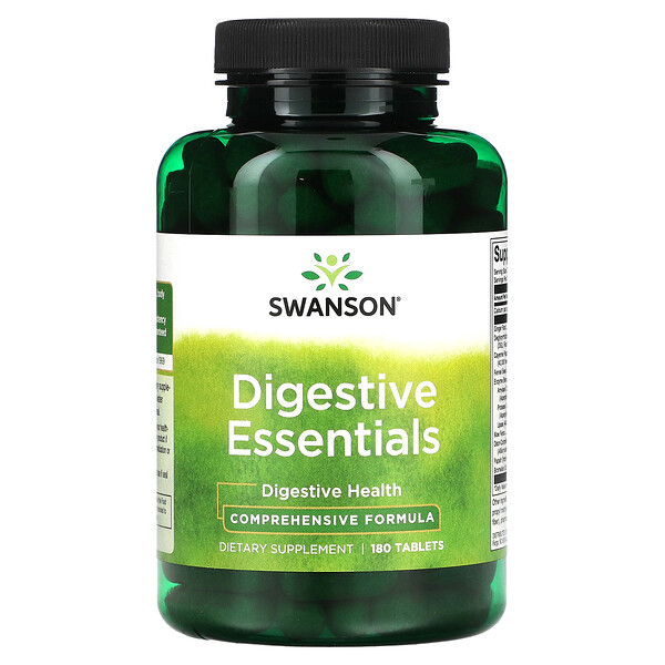 Essentials для пищеварительной системы, 180 таблеток Swanson
