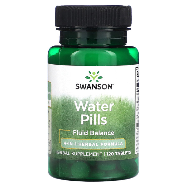 Water Pills, 120 Tablets (Таблетки) Swanson