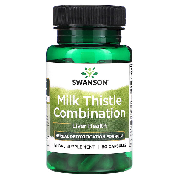 Milk Thistle Combination, 60 Capsules (Капсулы) Swanson